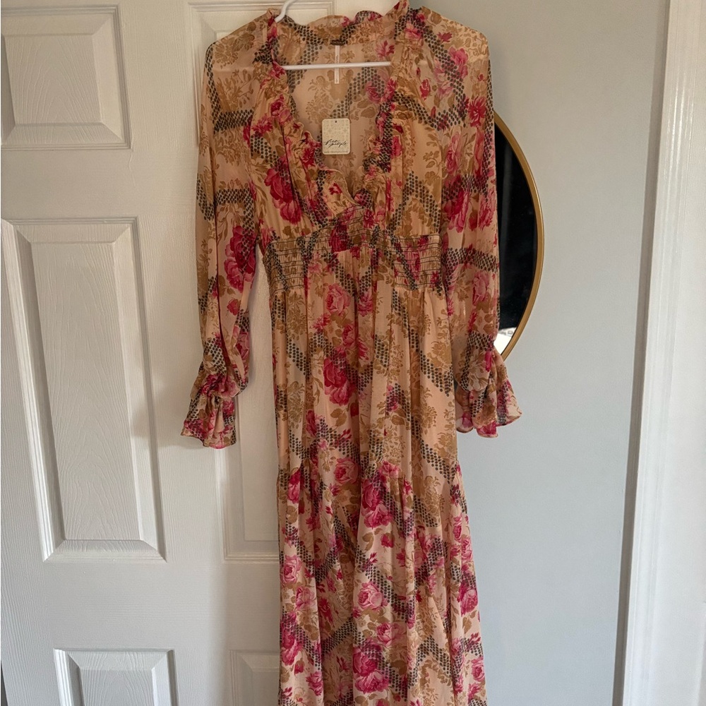 Floral Long Sleeve Dress